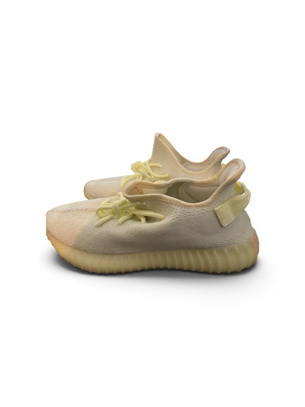 Yeezy Boost 350 V2 Pale Yellow Knit Sneakers